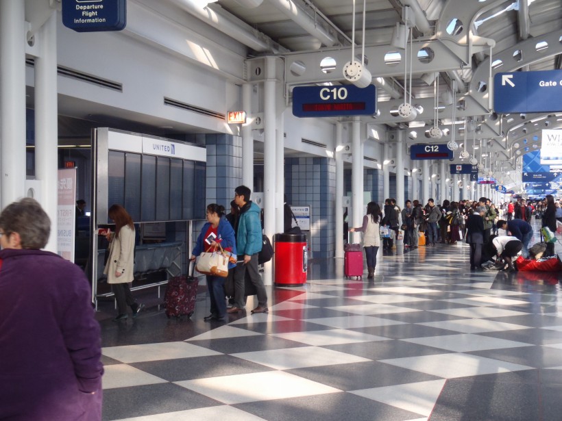 オヘア空港内